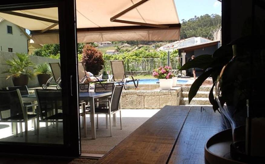 Casa Piscina Boleros Villa Combarro Buitenkant foto