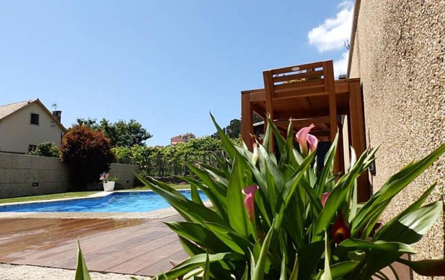 Casa Piscina Boleros Villa Combarro Buitenkant foto